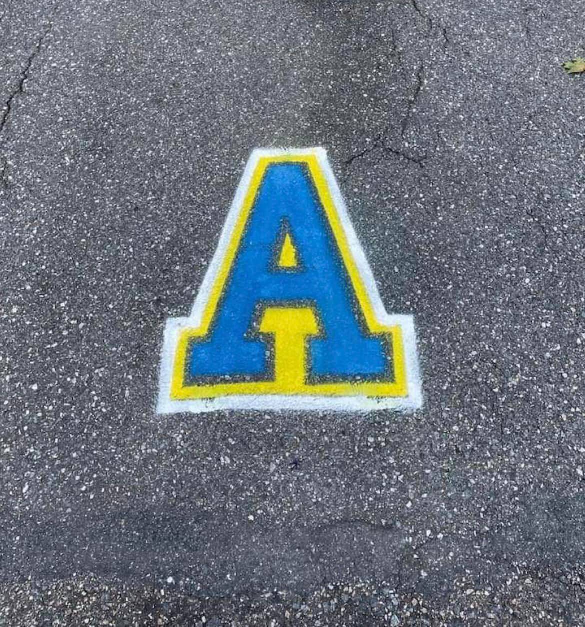 Andover High Girls Soccer Team Raising Funds With Driveway 'A' Painting