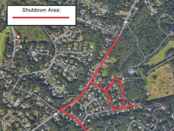 Andover Shutting Down Water Service On Lowell Street