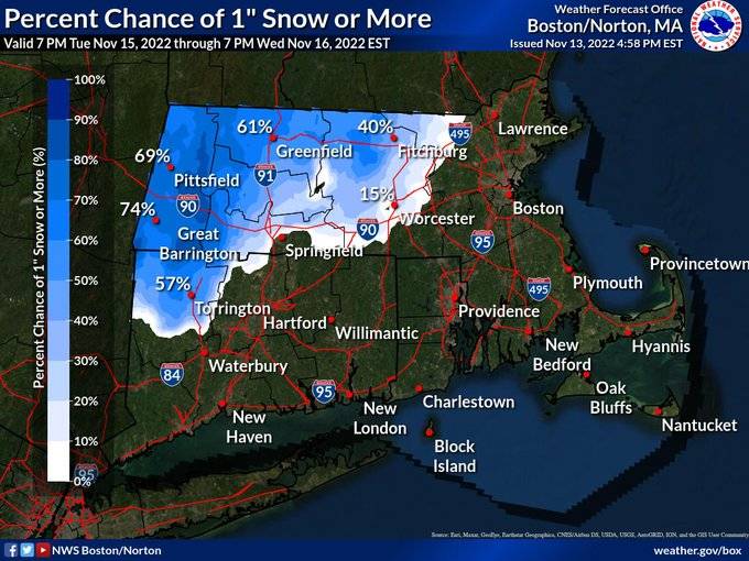 Andover Could Be In For Sloppy AM Commute Wednesday