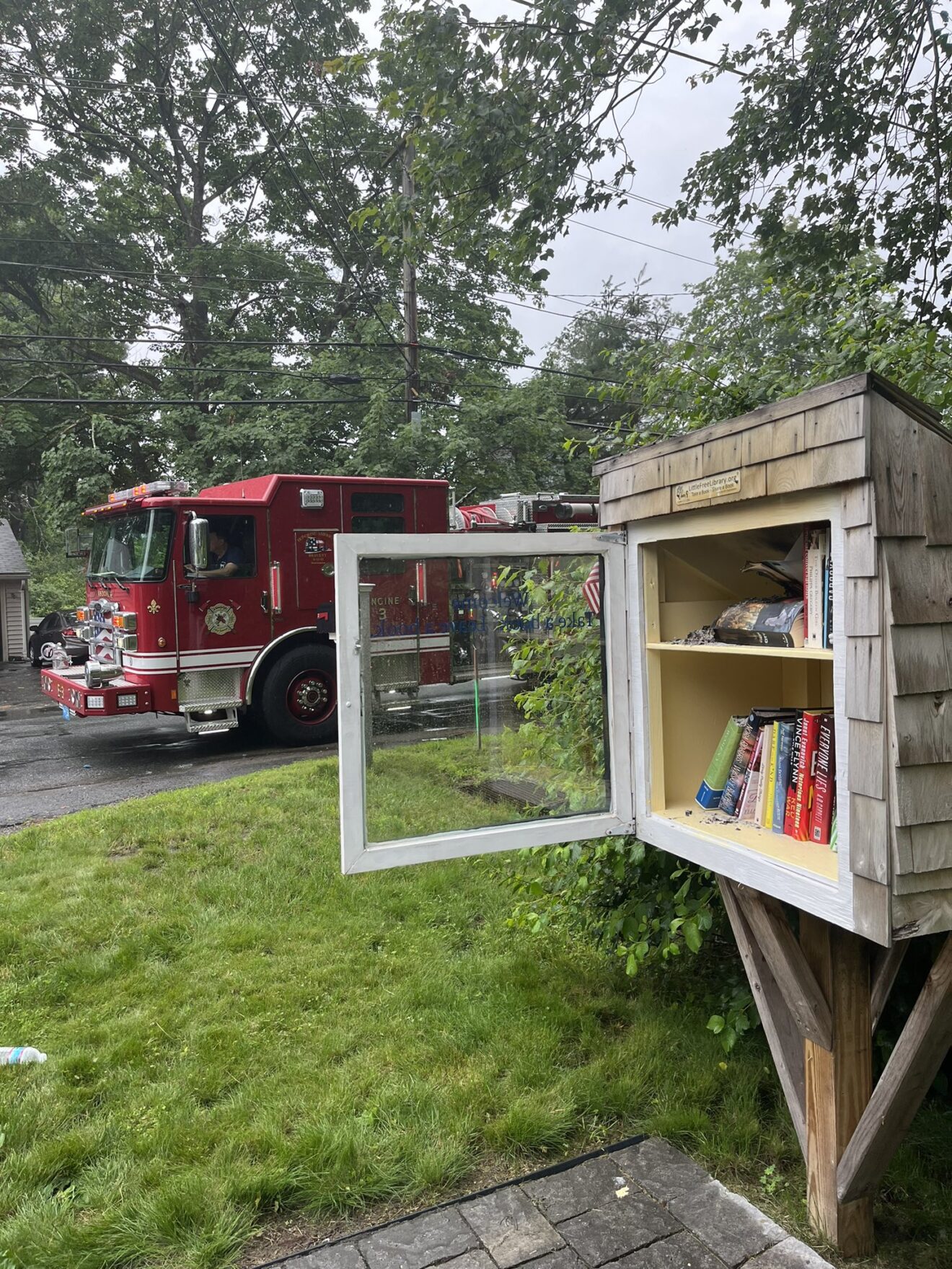 'Who Burns A Little Free Library?'
