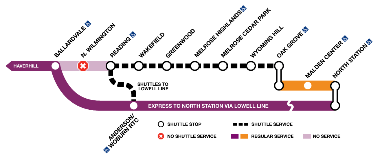 MBTA Closing Part Of Andover Commuter Rail Line For 58 Days